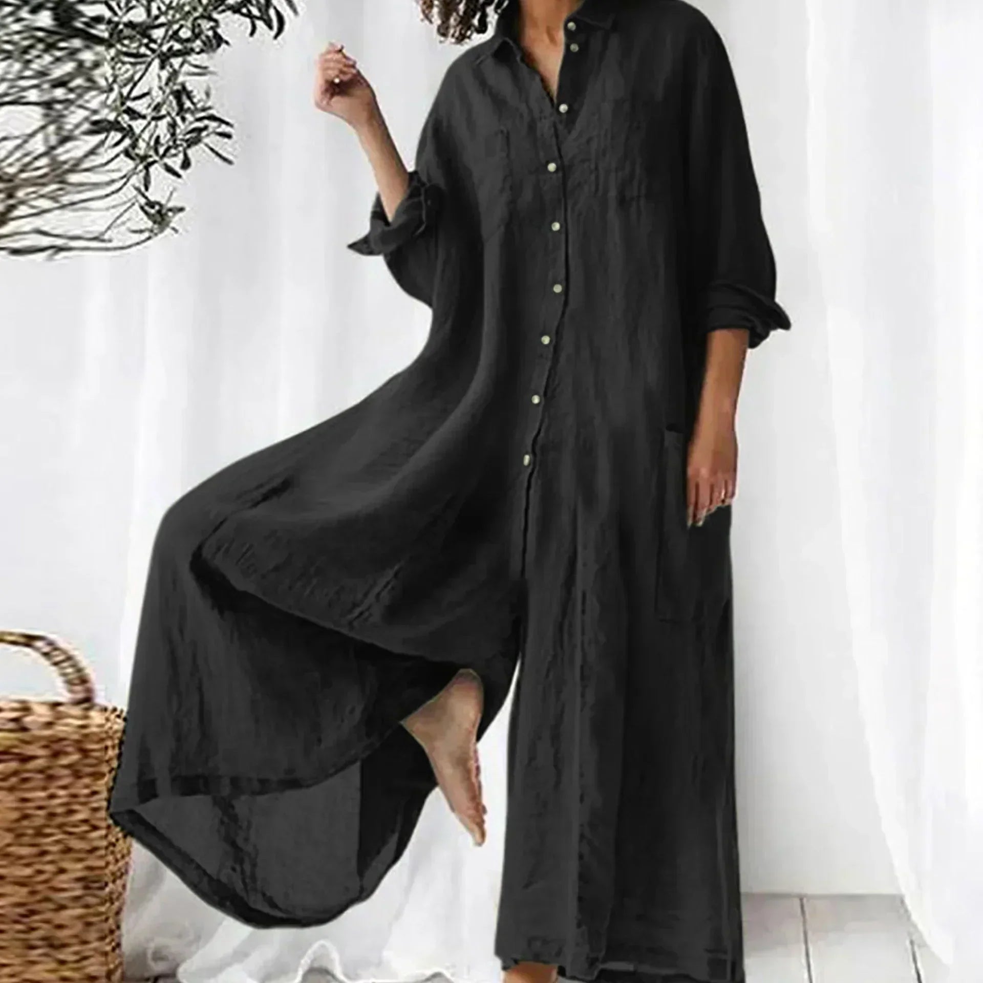 Jorunn | Bekväm lös jumpsuit